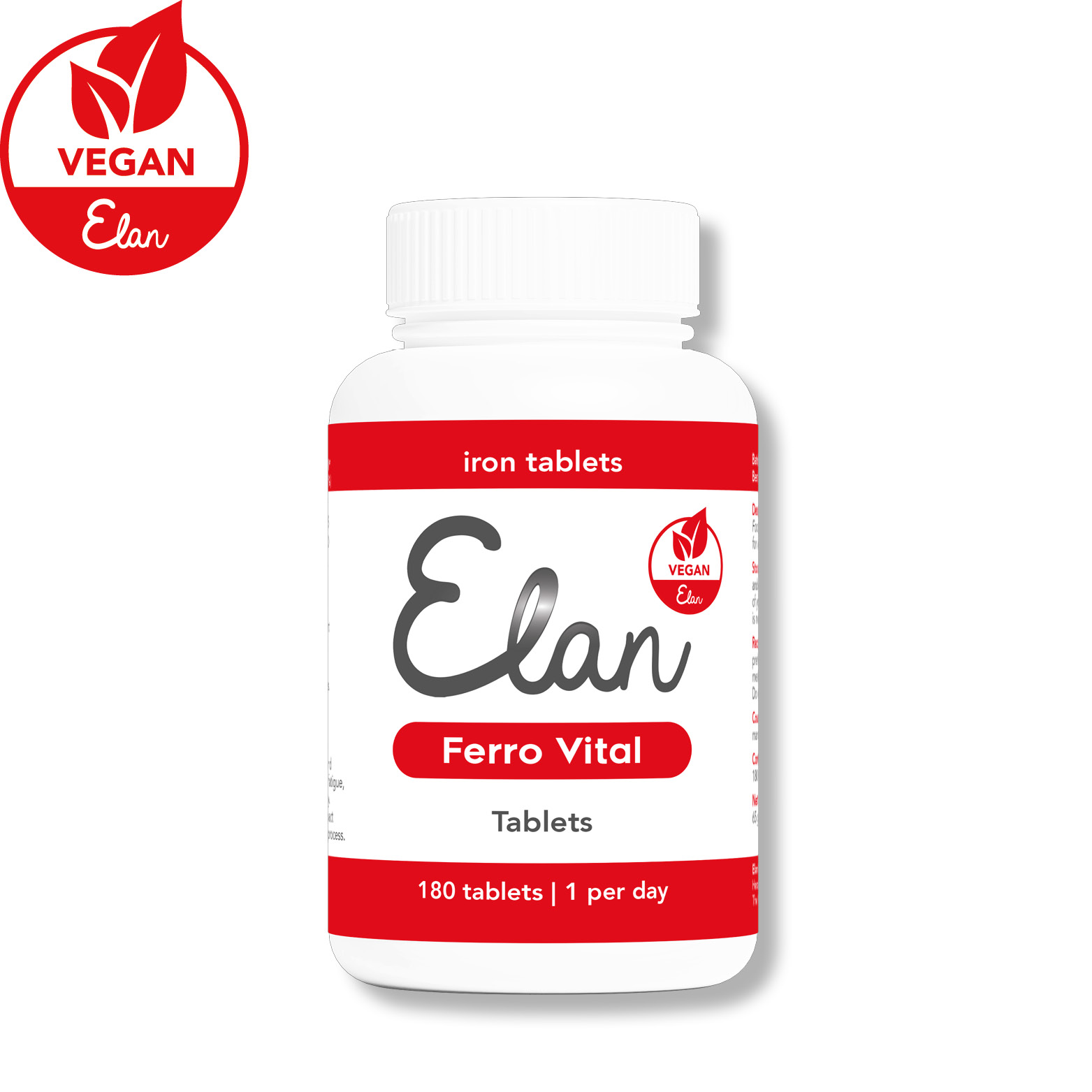 Ferro Vital Tabletten Vorderansicht