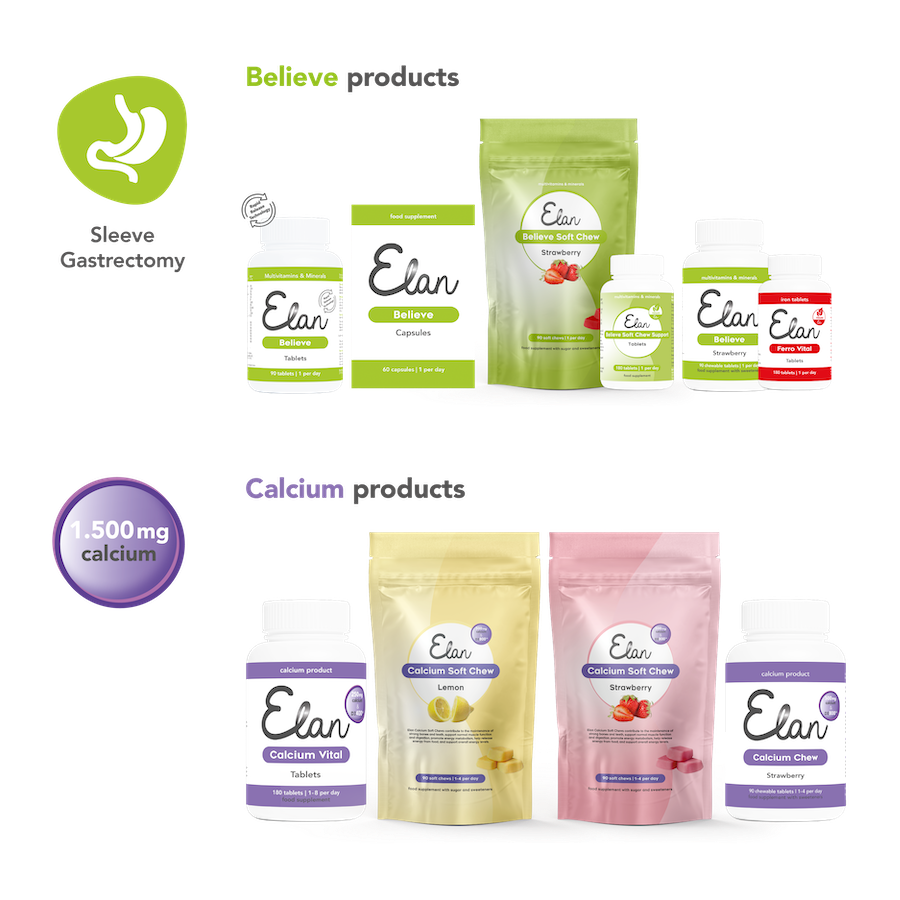 Elan Believe + 1.500 mg calcium